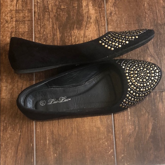 Slip On Flats with Metal Detailing - Picture 3 of 4